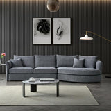 Modern-Dark-Grey-Boucle-3-Seater-Sofa-With-Corner-Chaise