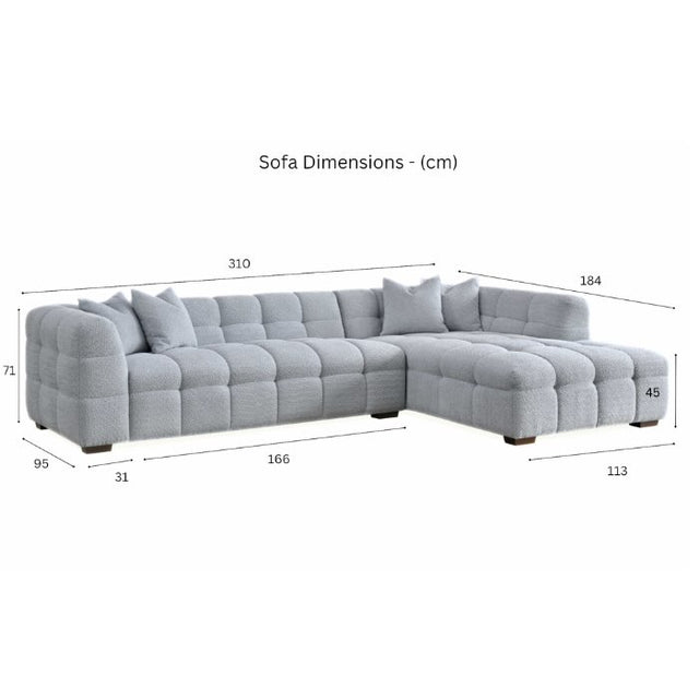 Modern-Dark-Grey-Boucle-Corner-Sofa-With-Block-Stitching-4-Seater