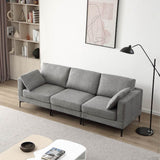 Modern-Dark-Grey-Fabric-3-Seater-Sofa-200cm