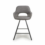 Modern-Dark-Grey-Faux-Leather-Open-Back-Bar-Stool-With-Black-Metal-Legs-Set-of-2