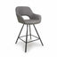 Modern-Dark-Grey-Faux-Leather-Open-Back-Bar-Stool-With-Black-Metal-Legs-Set-of-2