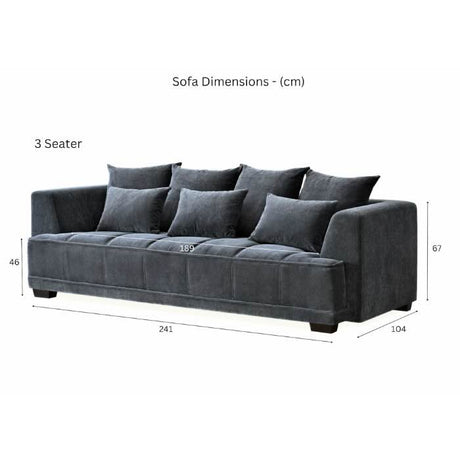 Modern-Dark-Grey-Velvet-2-and-3-Seater-Sofa-Set