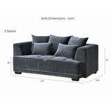 Modern-Dark-Grey-Velvet-2-and-3-Seater-Sofa-Set