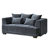 Modern-Dark-Grey-Velvet-2-and-3-Seater-Sofa-Set