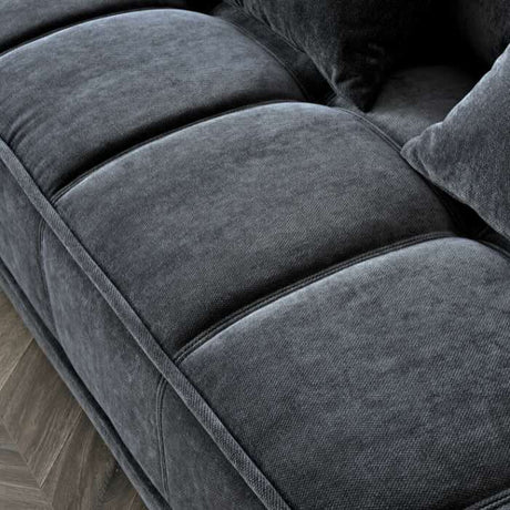 Modern-Dark-Grey-Velvet-2-and-3-Seater-Sofa-Set