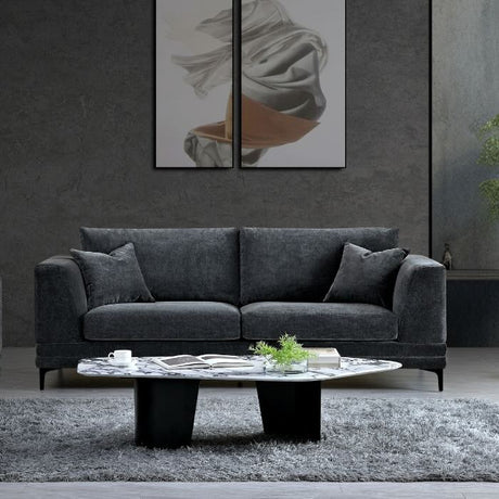 Modern-Dark-Grey-Velvet-3-4-Seater-Sofa