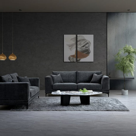 Modern-Dark-Grey-Velvet-3-4-Seater-Sofa