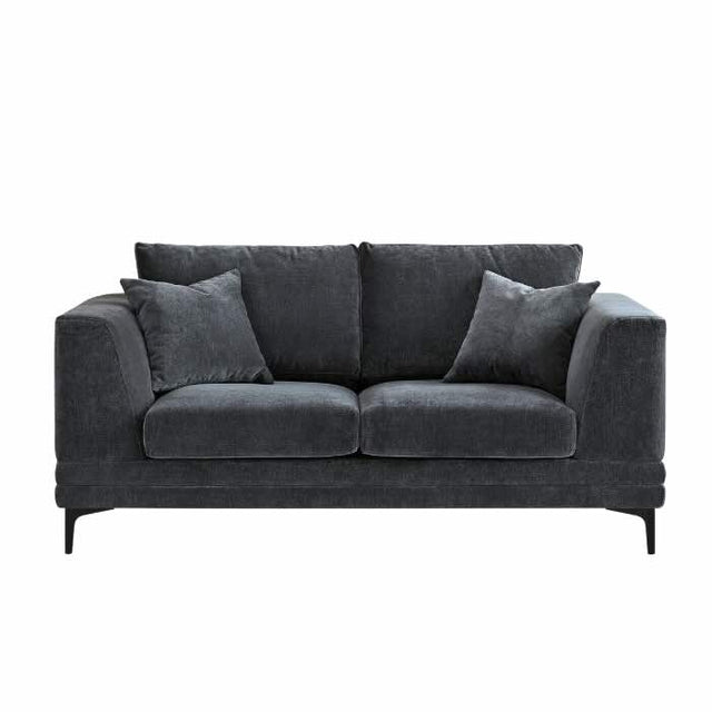 Modern-Dark-Grey-Velvet-3-4-Seater-Sofa