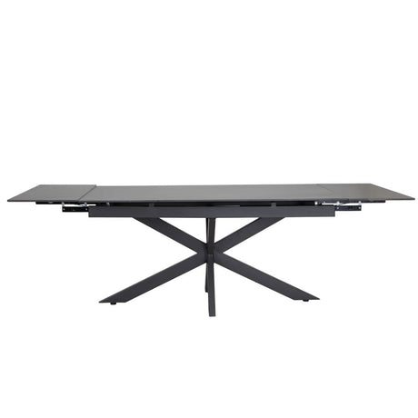 Odessa Modern 10 Seater Rectangular Grey Stone Extending Dining Table 160cm-240cm