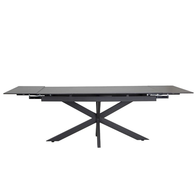 Odessa Modern 10 Seater Rectangular Grey Stone Extending Dining Table 160cm-240cm