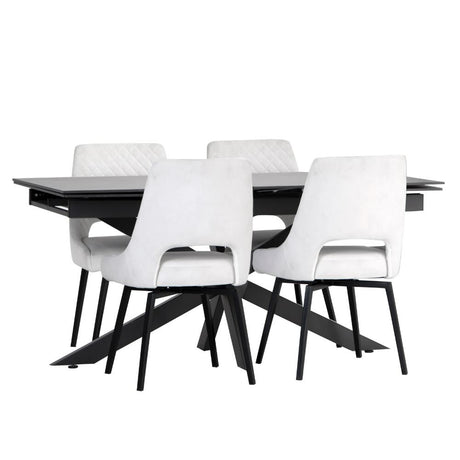 Modern-Extending-10-Seater-Grey-Sintered-Stone-Dining-Table-Set-With-White-Velvet-Dining-Chairs