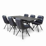 Modern-Extending-Rectangular-Black-Stone-Dining-Table-And-6-Blue-Leather-Padded-Dining-Chairs-Kitchen-Table-Set-140cm-180cm