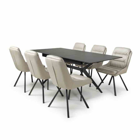 Modern-Extending-Rectangular-Black-Stone-Dining-Table-And-6-Cream-Leather-Padded-Dining-Chairs-Kitchen-Table-Set-140cm-180cm