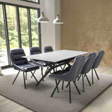 Modern-Extending-Rectangular-Grey-Stone-Dining-Table-And-6-Blue-Leather-Padded-Dining-Chairs-Kitchen-Table-Set-140cm-180cm