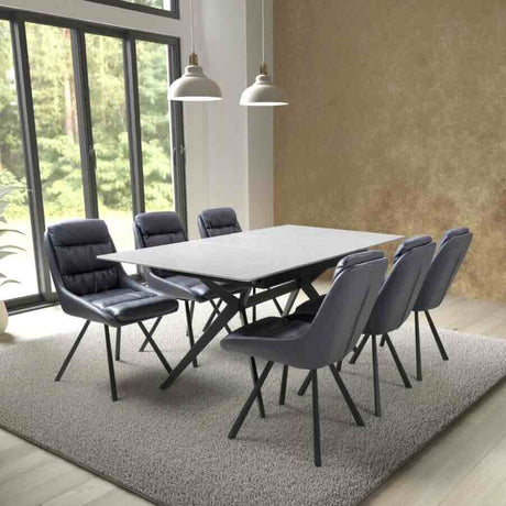 Modern-Extending-Rectangular-Grey-Stone-Dining-Table-And-6-Blue-Leather-Padded-Dining-Chairs-Kitchen-Table-Set-140cm-180cm