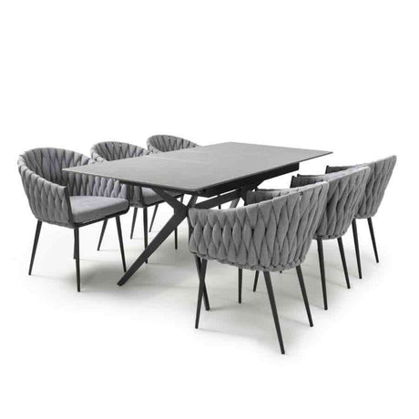 Modern-Extending-Rectangular-Grey-Stone-Dining-Table-And-6-Grey-Fabric-Hand-Braided-Dining-Chairs-Kitchen-Table-Set-140cm-180cm