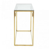 Modern-Glass-Rectangular-Hallway-Console-Table-Gold-Metal-Frame-120cm