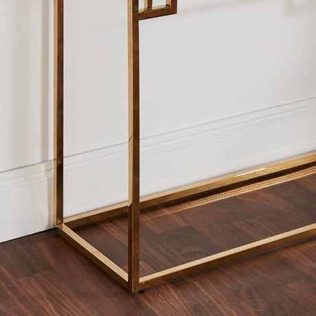 Modern-Glass-Rectangular-Hallway-Console-Table-Gold-Metal-Frame-120cm