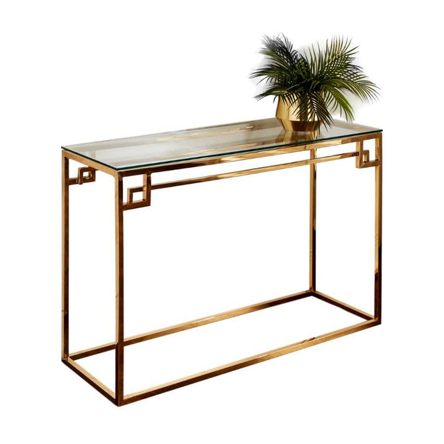 Modern-Glass-Rectangular-Hallway-Console-Table-Gold-Metal-Frame-120cm