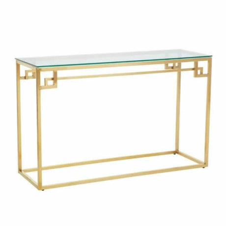 Modern-Glass-Rectangular-Hallway-Console-Table-Gold-Metal-Frame-120cm