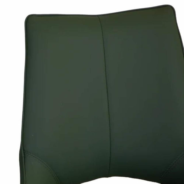 Modern-Green-PU-Leather-Swivel-Dining-Chair-Metal-Legs-Set-of-2