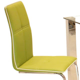 Modern-Green-Faux-Leather-Cantilever-Dining-Chair-With-Chrome-Base-Set-of-2