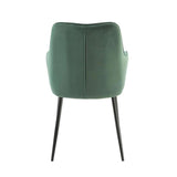 Modern-Green-Velvet-Buttoned-Back-Dining-Chair-With-Black-Metal-Legs