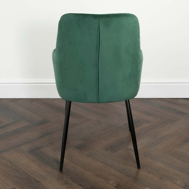 Modern-Green-Velvet-Buttoned-Back-Dining-Chair-With-Black-Metal-Legs