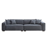 Modern-Grey-Boucle-4-Seater-Sofa-With-Ottoman