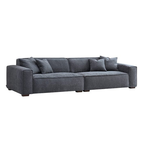 Modern-Grey-Boucle-4-Seater-Sofa-With-Ottoman