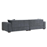 Modern-Grey-Boucle-4-Seater-Sofa-With-Ottoman