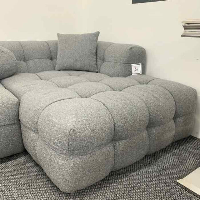 Modern-Grey-Boucle-Corner-Sofa-Bubble-Style