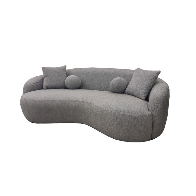 Modern-Grey-Boucle-Curved-Sofa-With-Boucle-Pillows-230cm