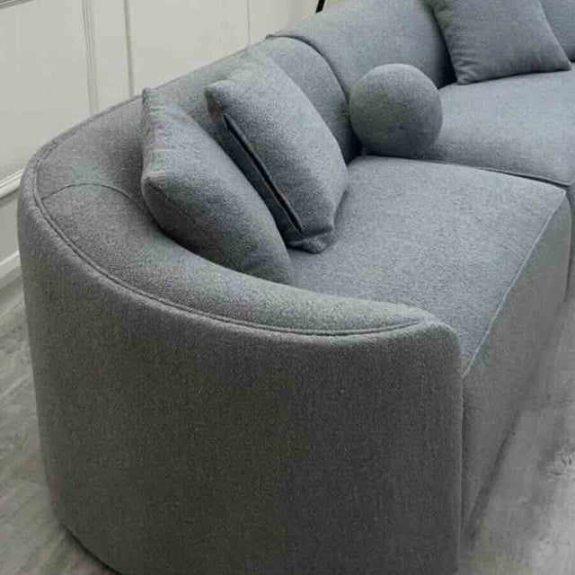 Modern-Grey-Boucle-Curved-Sofa-With-Boucle-Pillows-340cm