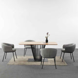 Modern-Grey-Boucle-Dining-Chair-Black-Metal-Legs-Set-of-2