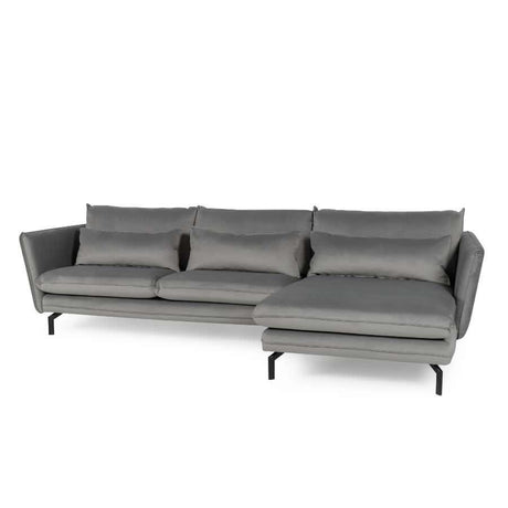 Modern-Grey-Fabric-3-Seater-Corner-Sofa-With-Black-Metal-Legs-200cm