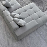 Modern-Grey-Fabric-Corner-Sofa-Block-Stitched-Left-Hand