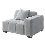 Modern-Grey-Fabric-Corner-Sofa-Block-Stitched-Left-Hand