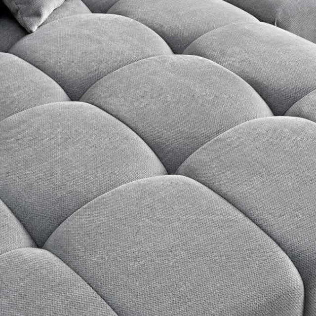 Modern-Grey-Fabric-Corner-Sofa-Block-Stitched-Left-Hand