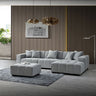 Modern-Grey-Fabric-Corner-Sofa-Block-Stitched-Right-Hand-With-Footstool