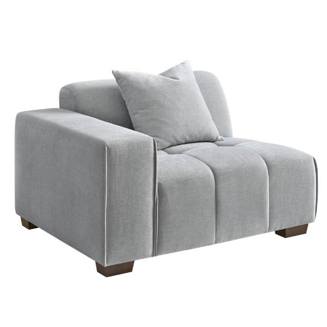 Modern-Grey-Fabric-Corner-Sofa-Block-Stitched-Right-Hand-With-Footstool