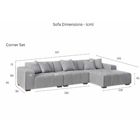 Modern-Grey-Fabric-Corner-Sofa-Block-Stitched-Right-Hand-With-Footstool