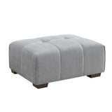 Modern-Grey-Fabric-Corner-Sofa-Block-Stitched-Right-Hand-With-Footstool