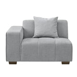 Modern-Grey-Fabric-Corner-Sofa-Block-Stitched-Right-Hand-With-Footstool