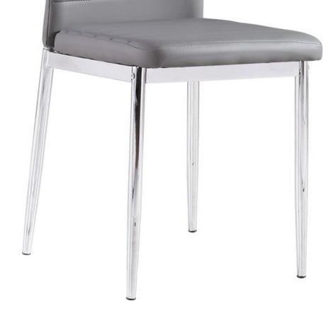 Modern-Grey-Faux-Leather-Horizontal-Stitched-Dining-Chair-With-Chrome-Metal-Legs-Set-of-6