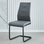 Modern-Grey-Leather-Cantilever-Dining-Chair-Horizontal-Stitching-Black-Metal-Legs-Set-of-2