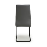 Modern-Grey-Leather-Cantilever-Dining-Chair-Horizontal-Stitching-Black-Metal-Legs-Set-of-2