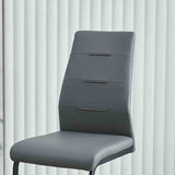 Modern-Grey-Leather-Cantilever-Dining-Chair-Horizontal-Stitching-Black-Metal-Legs-Set-of-2