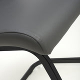 Modern-Grey-Leather-Cantilever-Dining-Chair-Horizontal-Stitching-Black-Metal-Legs-Set-of-2