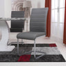 Modern-Grey-Leather-Cantilever-Dining-Chair-Horizontal-Stitching-Metal-Legs-Set-of-2